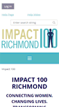 Mobile Screenshot of impact100rva.org
